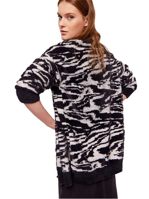 GAUDì JEANS Cardigan jacquard animalier GAUDI JEANS | 421BD53028425032-01